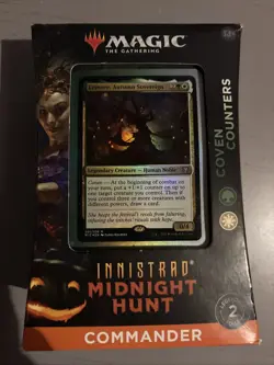 MTG - Magic the Gathering- Innistrad Midnight Hunt Coven Counters Commander Deck - Image 5