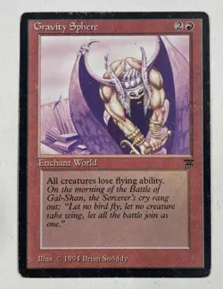 Gravity Sphere Legends HP Heavy Play MTG Magic The Gathering - Image 1