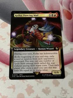 Kefka, Dancing Mad (Extended Art) - Commander: FINAL FANTASY (FIC) -nm - Image 1