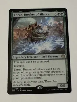 MTG Thrun, Breaker of Silence - Phyrexia: All Will Be One LP - Image 1