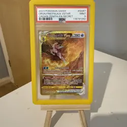Pokemon Origin Forme Palkia Vstar GG67/GG70 Crown Zenith PSA 9 MINT - Image 1