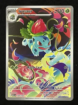 Pokemon TCG Mega Evolution Ivysaur 134/132 Special Illustration Rare English - Image 1