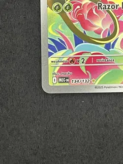 Pokemon TCG Mega Evolution Ivysaur 134/132 Special Illustration Rare English - Image 5