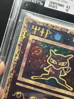 1999 Pokemon Ancient Mew Movie Promo BGS 9 2 swirls - Image 3