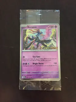 Xerneas 064/132 SEALED Pokemon: Mega Evolution Stamped Promo - Best Buy Promo - Image 1