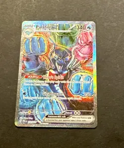 2025 POKEMON PRISMATIC EVOLUTION PALAFIN EX SPECIAL ILLUSTRATION RARE #151/131 - Image 1