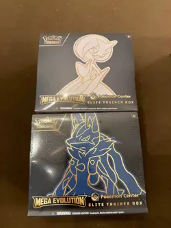 Pokemon TCG Mega Evolution Pokemon Center Elite Trainer Box ETB Set of 2 - Image 1