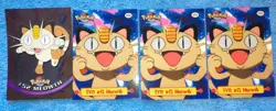 Topps Pokemon TV Animation Series - TV11 and Holo #52 Meowth Lot Of 4 - Image 1
