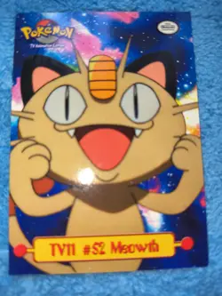 Topps Pokemon TV Animation Series - TV11 and Holo #52 Meowth Lot Of 4 - Image 5