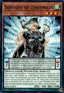Yugioh Servant of Endymion SR08-EN004 Common 1st Ed NM x3 - Image 1