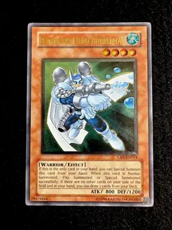 YUGIOH • ELEMENTAL HERO BUBBLEMAN • ULTIMATE RARE • CRV-EN014 • UNLIMITED • NM - Image 1