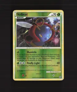 Volbeat 82/102 Triumphant Reverse Holo Pokemon Card MP - Image 1