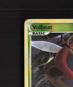 Volbeat 82/102 Triumphant Reverse Holo Pokemon Card MP - Image 3
