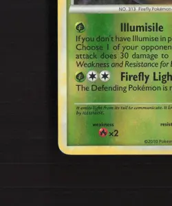 Volbeat 82/102 Triumphant Reverse Holo Pokemon Card MP - Image 5