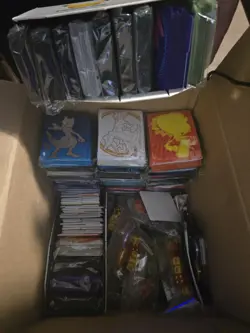 Pokemon TCG ETB Card Sleeves and accessories lot - Image 1