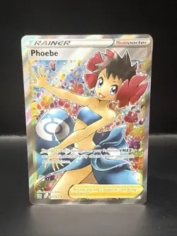 Pokemon TCG Phoebe Battle Styles Trainer Full Art Ultra Holo Card 161/163 - Image 3
