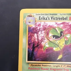 Pokemon TCG Erika's Victreebel Gym Heroes Card 26/132 Non Holo Rare Vintage LP - Image 2