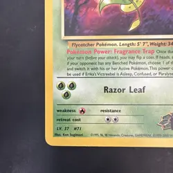 Pokemon TCG Erika's Victreebel Gym Heroes Card 26/132 Non Holo Rare Vintage LP - Image 5