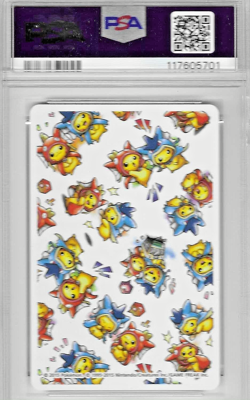 POKEMON PRETEND MAGIKARP/GYARADOS 4 OF HEARTS PLAYING CARD PSA 10 GEM MINT - Image 2