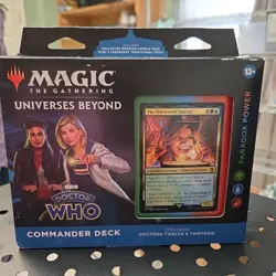 MTG: Doctor Who Commander Deck - Paradox Power (100-Card Deck, 2-Card Collector 195166228815 - Image 1