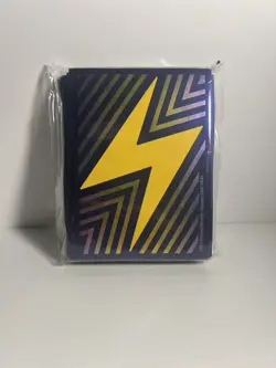 65 Ct Surging Sparks ETB Lightning Bolt Card Sleeves Sealed - Image 1