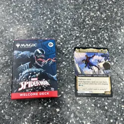 NYCC COMIC CON Magic The Gathering Spider-Man BLACK Welcome Deck & PROMO CARD - Image 2