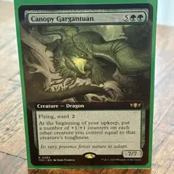 Canopy Gargantuan (Extended Art) Tarkir Dragonstorm Regular Rare #85 NM MTG - Image 1
