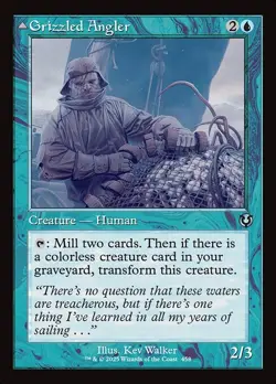 Grizzled Angler (Retro Frame) Innistrad Remastered NM MTG Non-Foil - Image 1