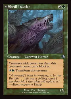 Shrill Howler (Retro Frame) Innistrad Remastered NM MTG Non-Foil - Image 1