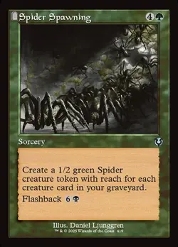 Spider Spawning (Retro Frame) Innistrad Remastered NM MTG Non-Foil - Image 1