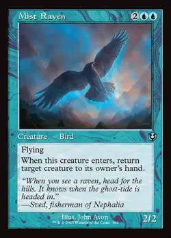 Mist Raven (Retro Frame) Innistrad Remastered NM MTG Non-Foil - Image 1