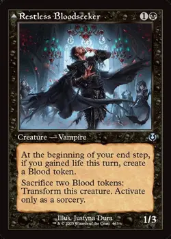 Restless Bloodseeker (Retro Frame) Innistrad Remastered NM MTG Non-Foil - Image 1