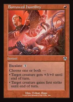 Borrowed Hostility (Retro Frame) Innistrad Remastered NM MTG Non-Foil - Image 1
