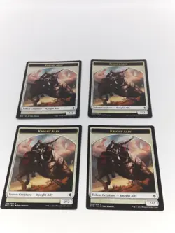 4x Knight Ally | TOKEN 005/014 | Battle for Zendikar | MTG Magic Cards - Image 1
