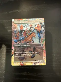 2025 Magic The Gathering MTG Marvel Foil EN U 0203 Web-Warriors KM035 - Image 1