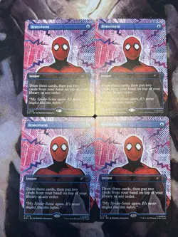 MTG Magic The Gathering Spider Man Brainstorm Rare Secret Lair Single NM - Image 1