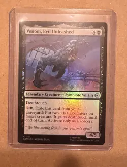 Venom, Evil Unleashed #71 | Near Mint FOIL | Marvel's Spider-Man Magic MTG - Image 1