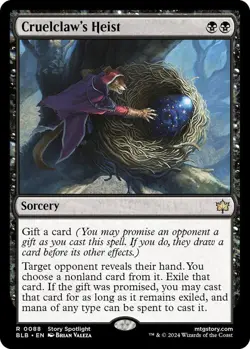 MTG Cruelclaw's Heist BloomBurrow Rare Sorcery NM - Image 3