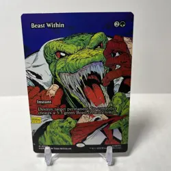 MTG, Beast Within (#0033), Marvel's Spider-Man, Foil, NM Full Art - Mythic - Image 1