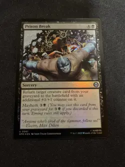 NM Foil Prison Break, MTG, Marvel's Spider-Man, Magic the Gathering, 61 - Image 1