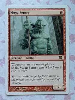 MTG 8th Edition - Mogg Sentry 203 - Image 1