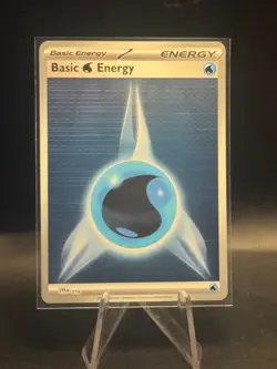 Pokemon SVE EN Basic Energy Water 019 Black Bolt White Flare Reverse Holo - Image 1