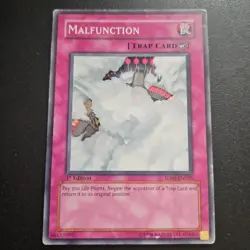 Yugioh! Malfunction - SD09-EN035 - Common - 1st Edition TCG CCG - Image 1