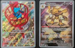 pokemon center (stamped) promo cards Riolu and Alakazam - Image 1