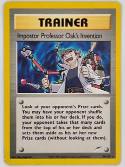 Pokemon Card - Impostor Professor Oak's Invention Neo Destiny 94/105 Rare LP - Image 1