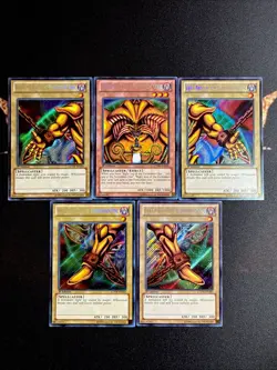 EXODIA THE FORBIDDEN ONE • LCYW • 5 CARDS SET • SECRET RARE • 1st ED • NM/VLP - Image 1