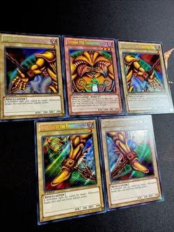 EXODIA THE FORBIDDEN ONE • LCYW • 5 CARDS SET • SECRET RARE • 1st ED • NM/VLP - Image 4