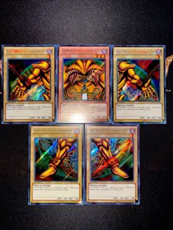 EXODIA THE FORBIDDEN ONE • LCYW • 5 CARDS SET • SECRET RARE • 1st ED • NM/VLP - Image 5