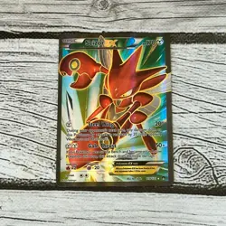 Scizor EX 119/122 Breakpoint Full Art Ultra Rare Holo Pokemon Card - LP/NM - Image 1