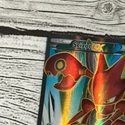 Scizor EX 119/122 Breakpoint Full Art Ultra Rare Holo Pokemon Card - LP/NM - Image 4